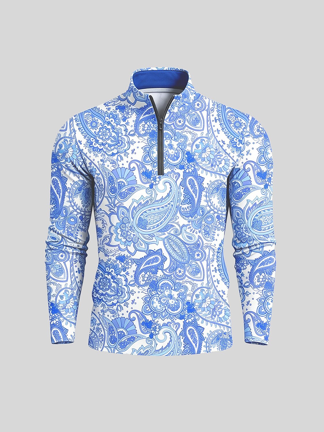 Mystical Boho Men's Golf Shirt Quarterzip UPF50+