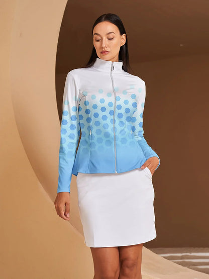 Chaqueta de golf con volantes Hyper-prep Protección solar