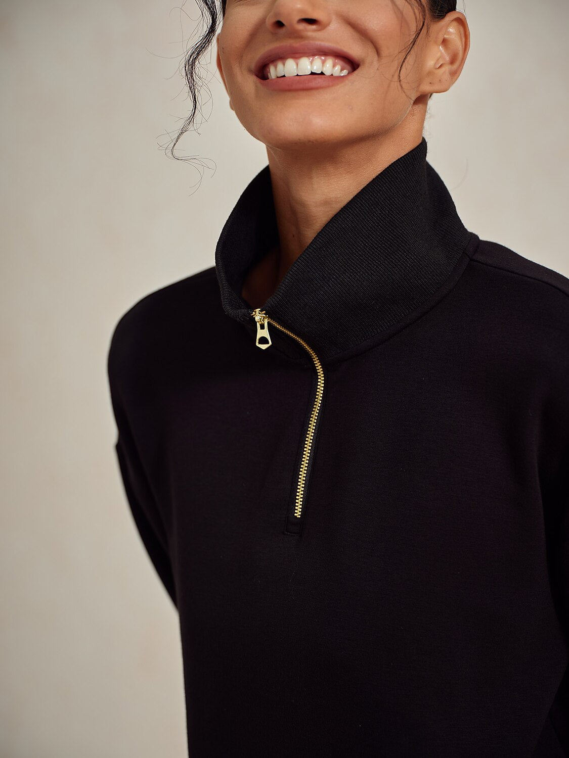 UltraSoft Long Sleeve Quarterzip Sweatshirt