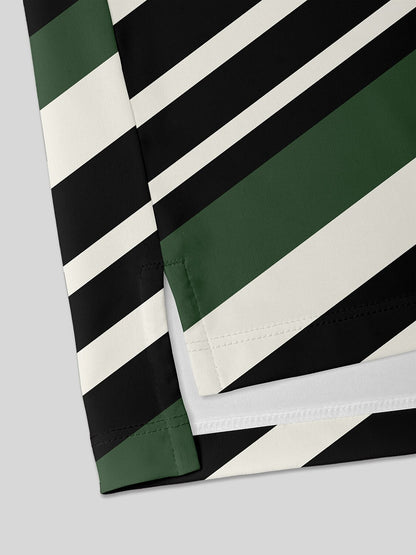 ハイパープレップ メンズ リブ襟ポロシャツ UPF50+