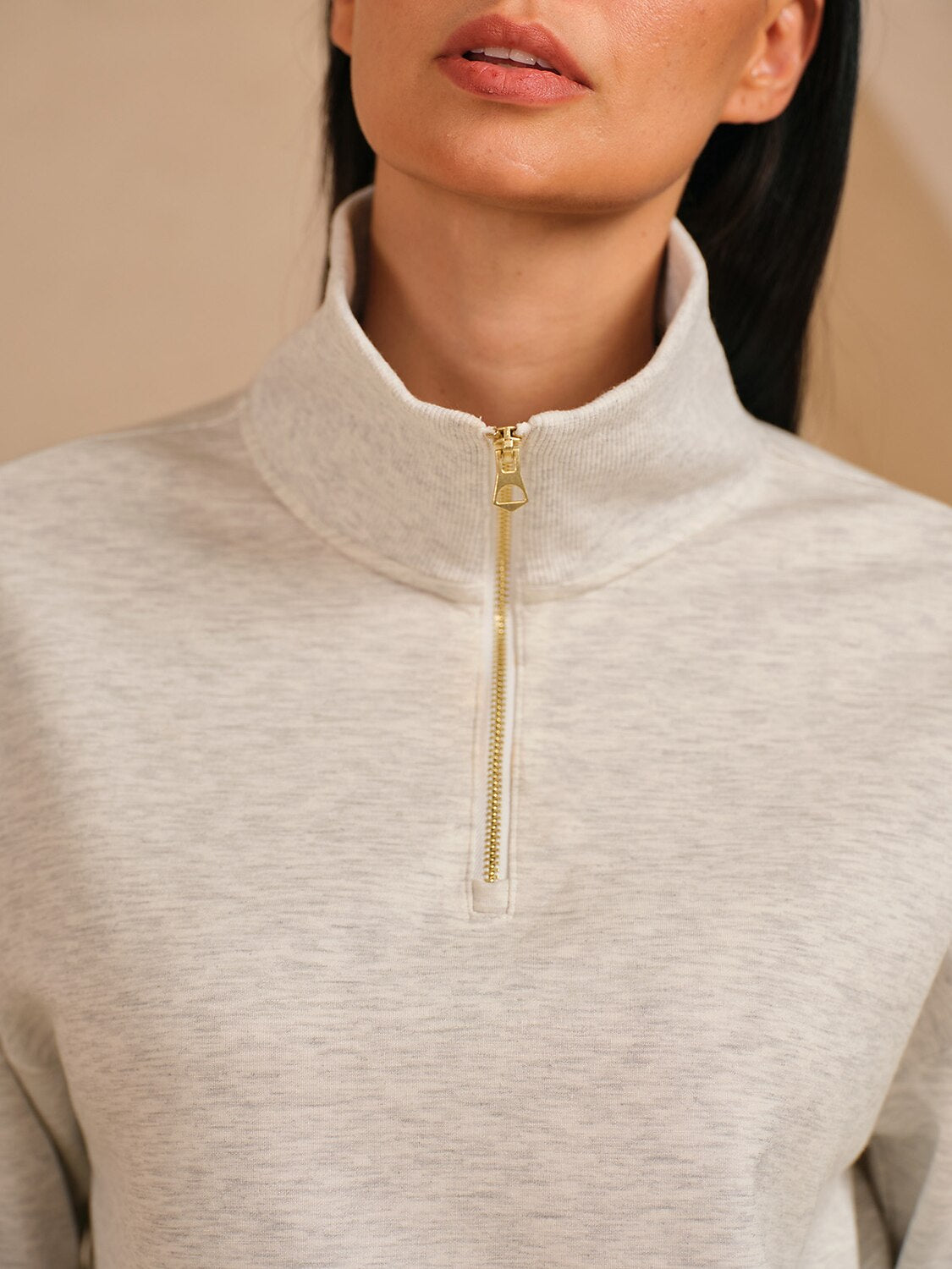 UltraSoft Long Sleeve Quarterzip Sweatshirt