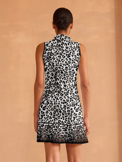 Wildlife Party Ruffle 35.5 Inch Dress For Golf Pickleball & Tennis