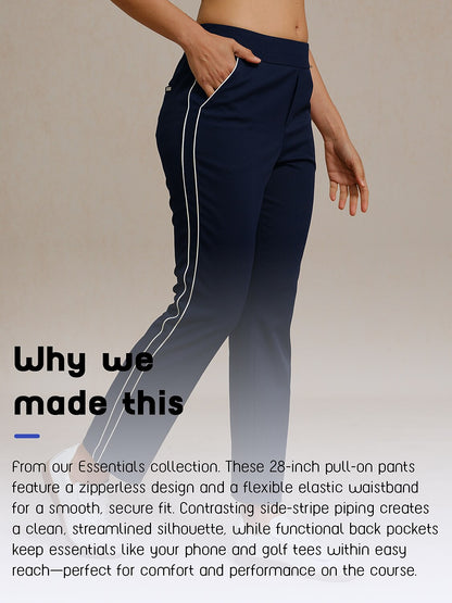 Eagle 28 Inch Performance Stretch Trimmed Ankle Pants