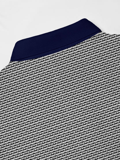 Polo uomo Not So Classic con colletto a costine e protezione UPF50+