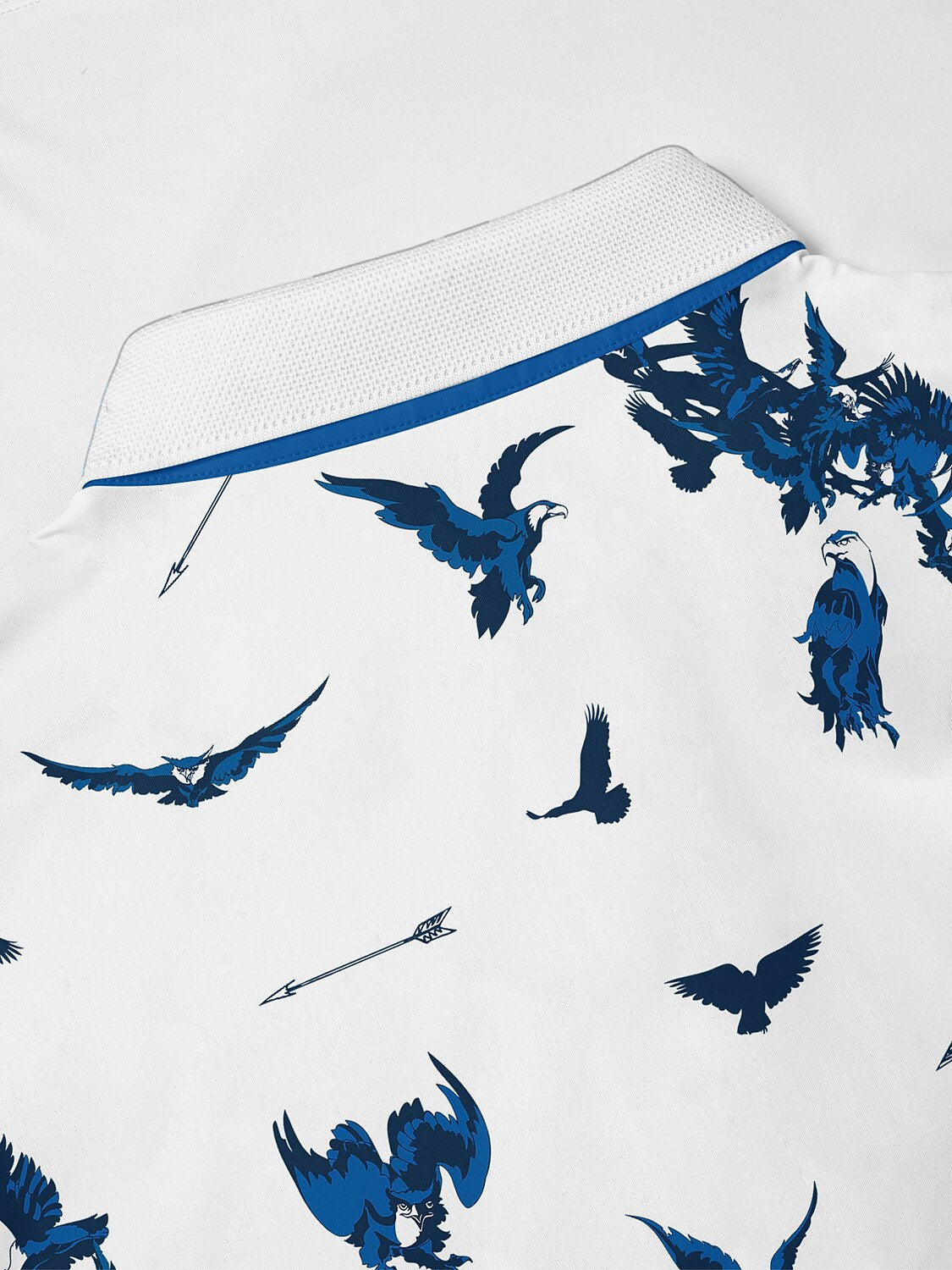 Wildlife Party Men's Ribbed Collar Polo Top UPF50+