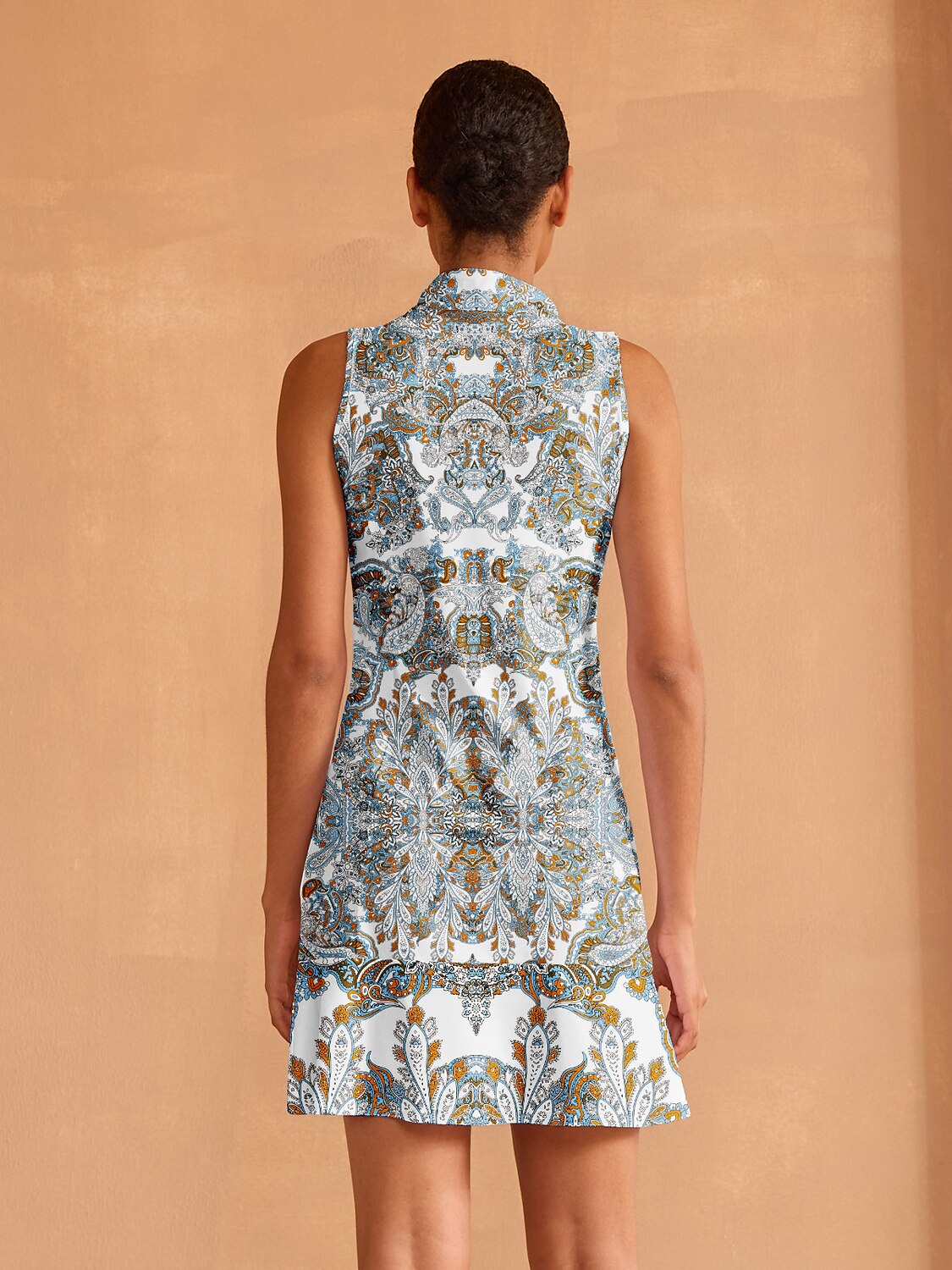 Pretty Feminine Ruffle 35.5 Inch Dress For Golf Pickleball & Tennis