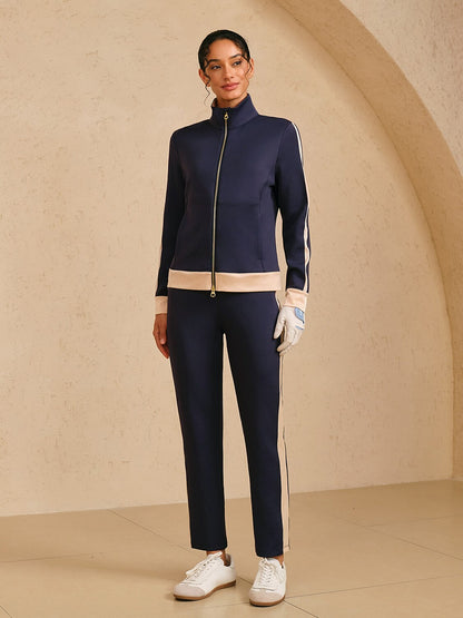 Navycore 39 Inch Stretch Kleurblok Enkelbroeken