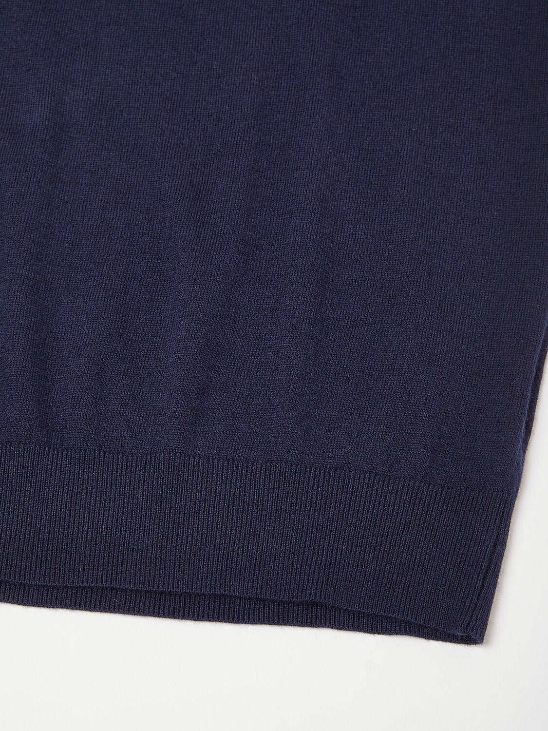 Aqua Wool Camisa Polo de Manga Larga para Hombre