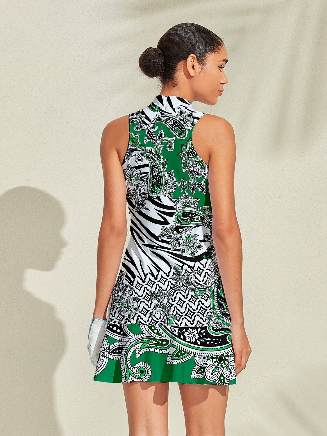 Wildlife Party Ruffle 35.5 Inch Dress For Golf Pickleball & Tennis