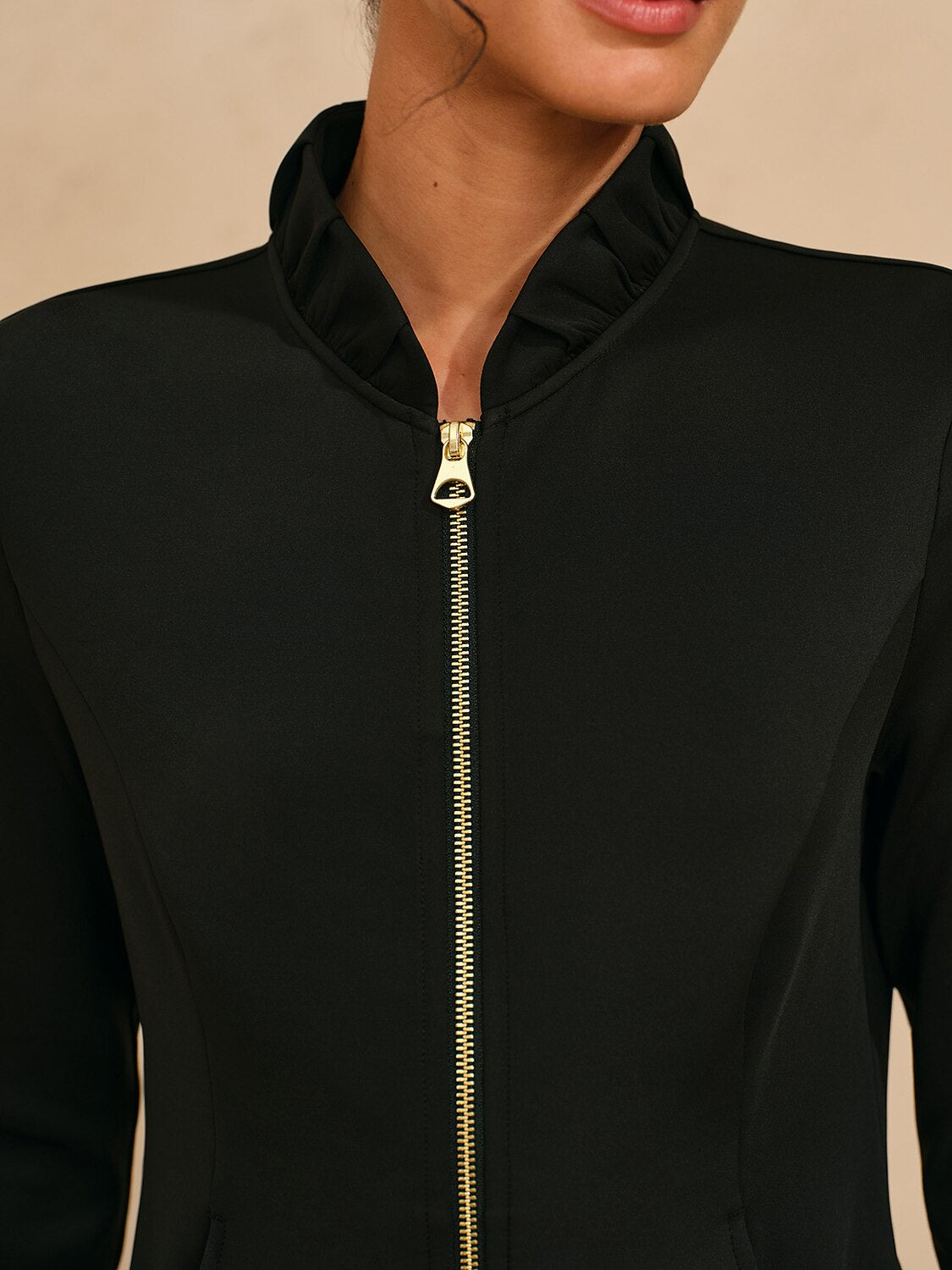 More Than Basic Chaqueta de Golf con Volantes