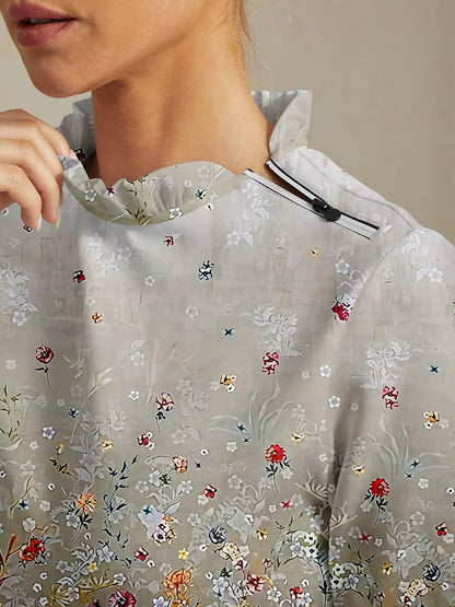 Botanical Energy Sudadera de Golf con Cuello de Volantes