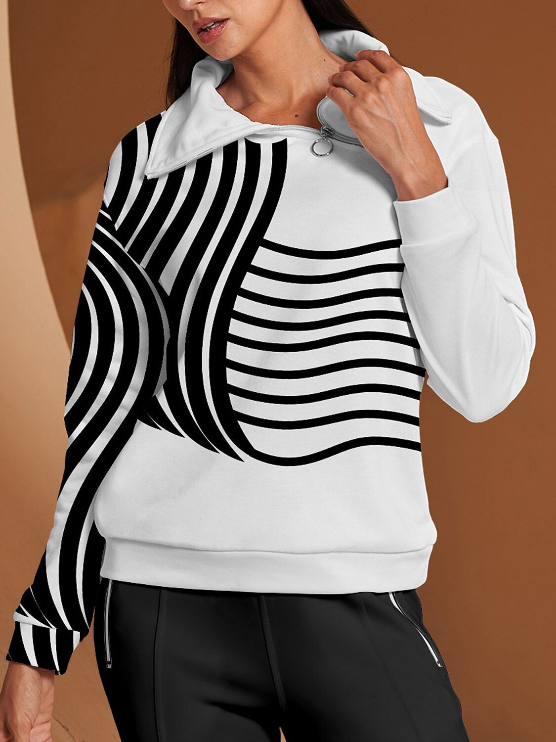 Playful Nautical Golf Sweatshirt