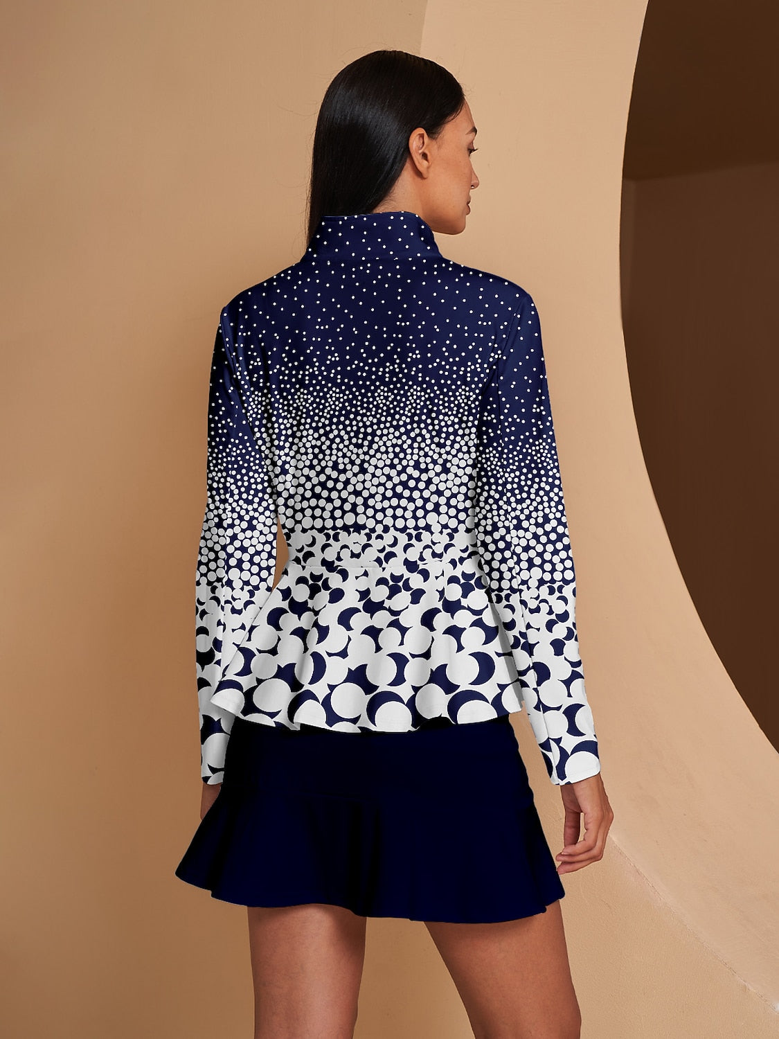 Hyper-prep Ruffle Golf Jacket Sun Protection