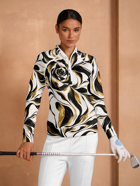 Botanical Energy Long Sleeve Trimmed Sweatshirt