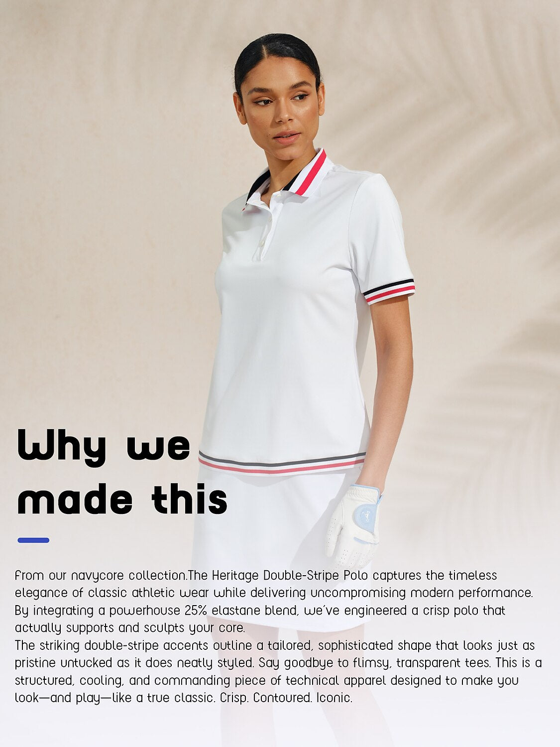 Navycore Short Sleeve Polo Top UPF50+