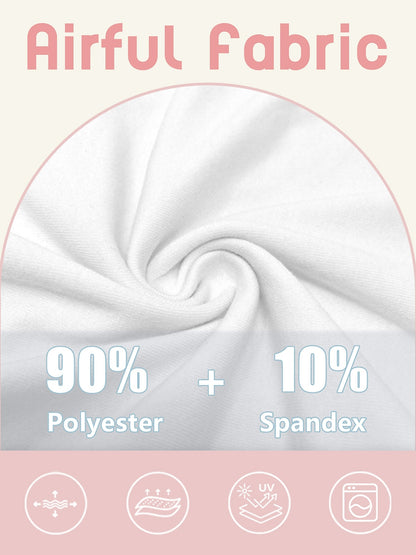 Botanisch Energiek Golfshirt met Kwartrits UPF50+