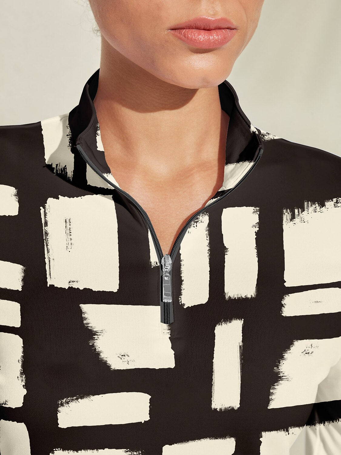 Not So Classic Camiseta de Golf con Cuello Cuarto Cremallera UPF50+