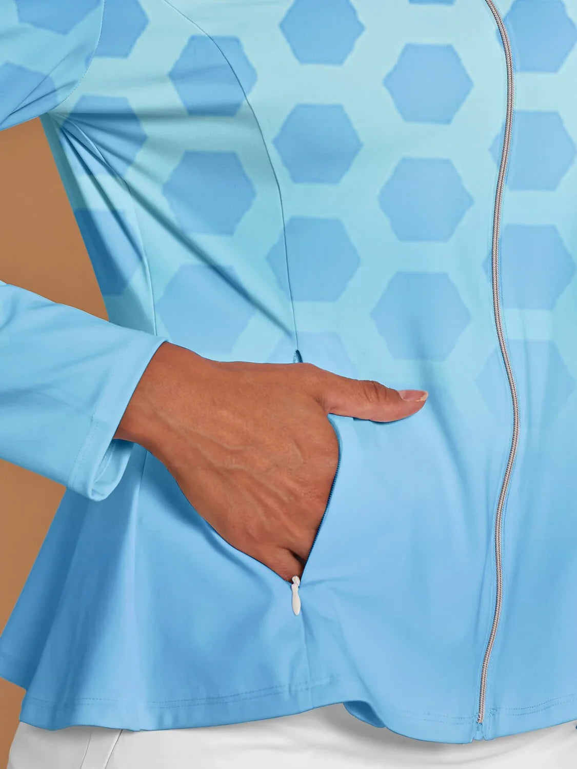 Chaqueta de golf con volantes Hyper-prep Protección solar