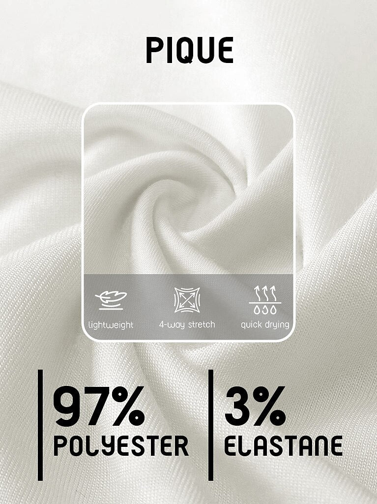 Navycore Sleeveless Colorblock Pique Golf Polo Shirt