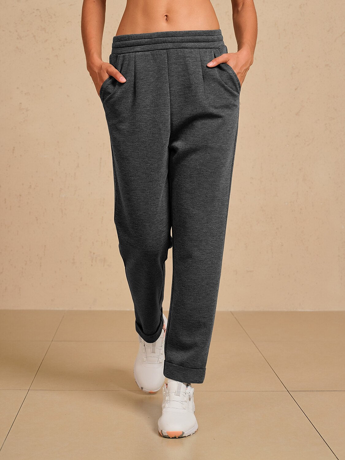 UltraSoft Stretch Hidden Drawstring Cuff Pants