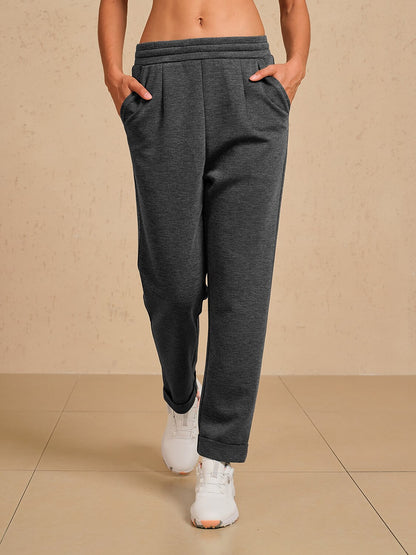 UltraSoft Stretch Hidden Drawstring Cuff Pants