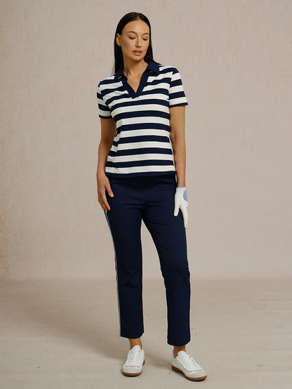 Eagle 28 Inch Performance Stretch Trimmed Ankle Pants