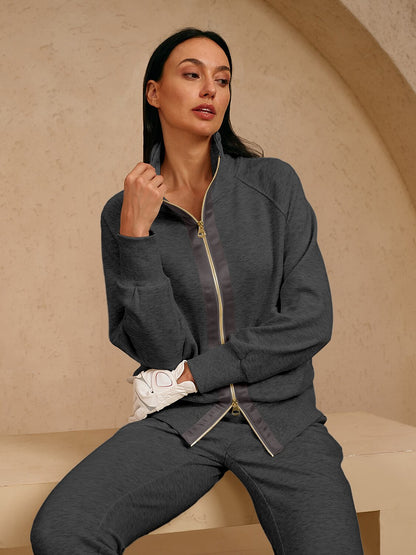 UltraSoft Long Sleeve Trimmed Jacket