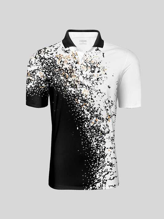 Inked Skins Heren Polo met Geribde Kraag UPF50+