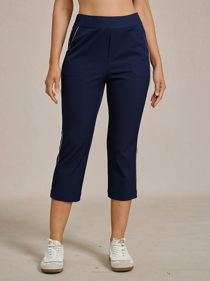 Pantalon capri EAGLE 56 cm performance extensible à finitions contrastées