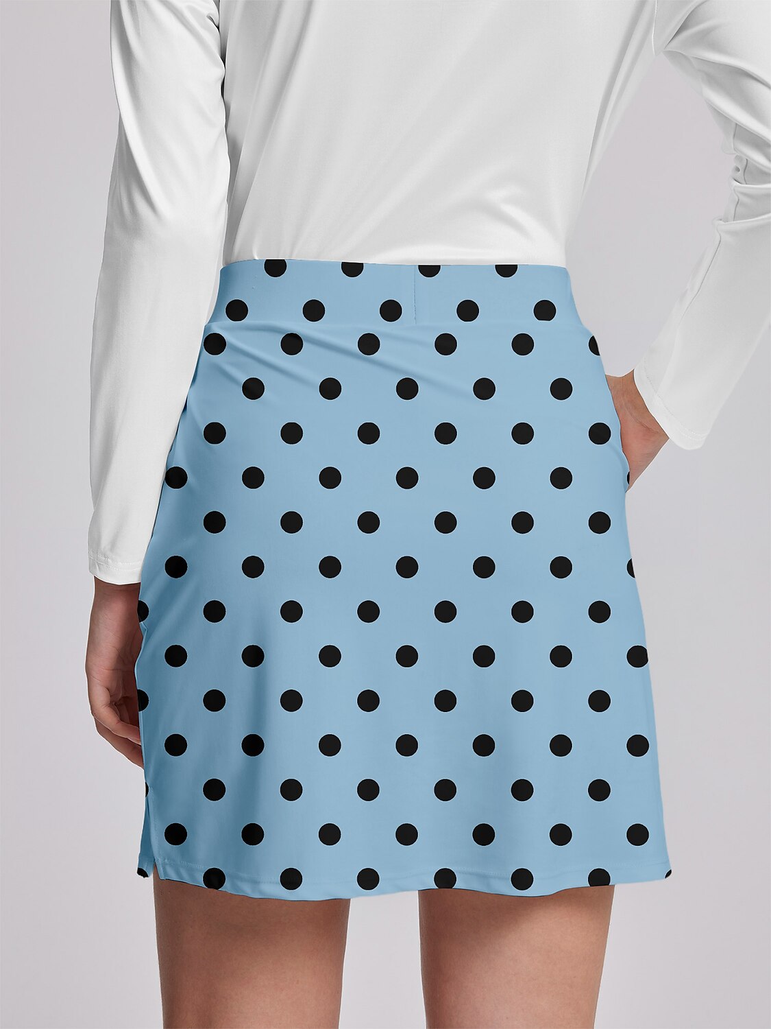 Hyper-prep Silky Falda-pantalón de cintura alta de 19 pulgadas UPF50+