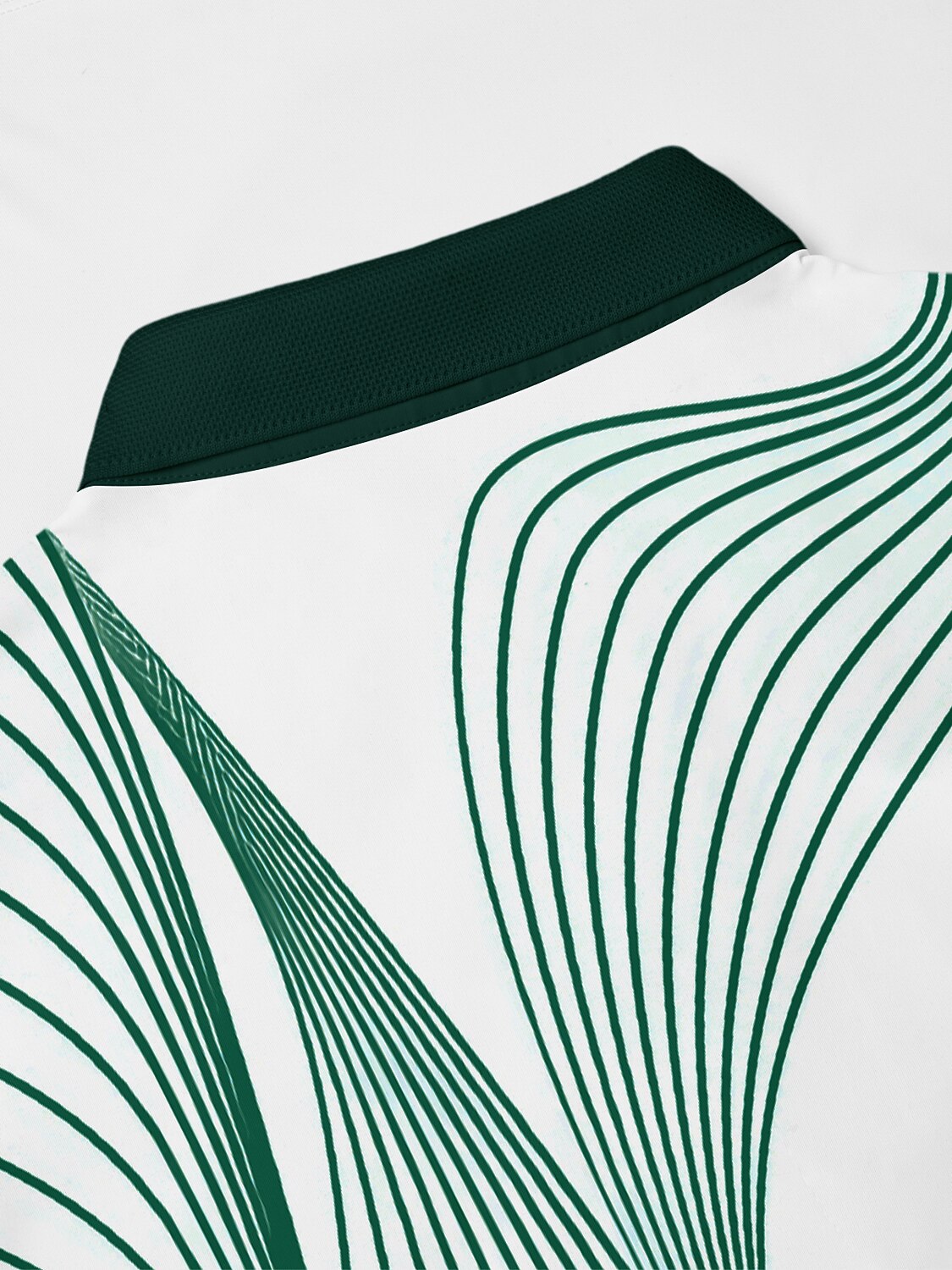 Air Brush Men's Ribbed Collar Polo Top UPF50+