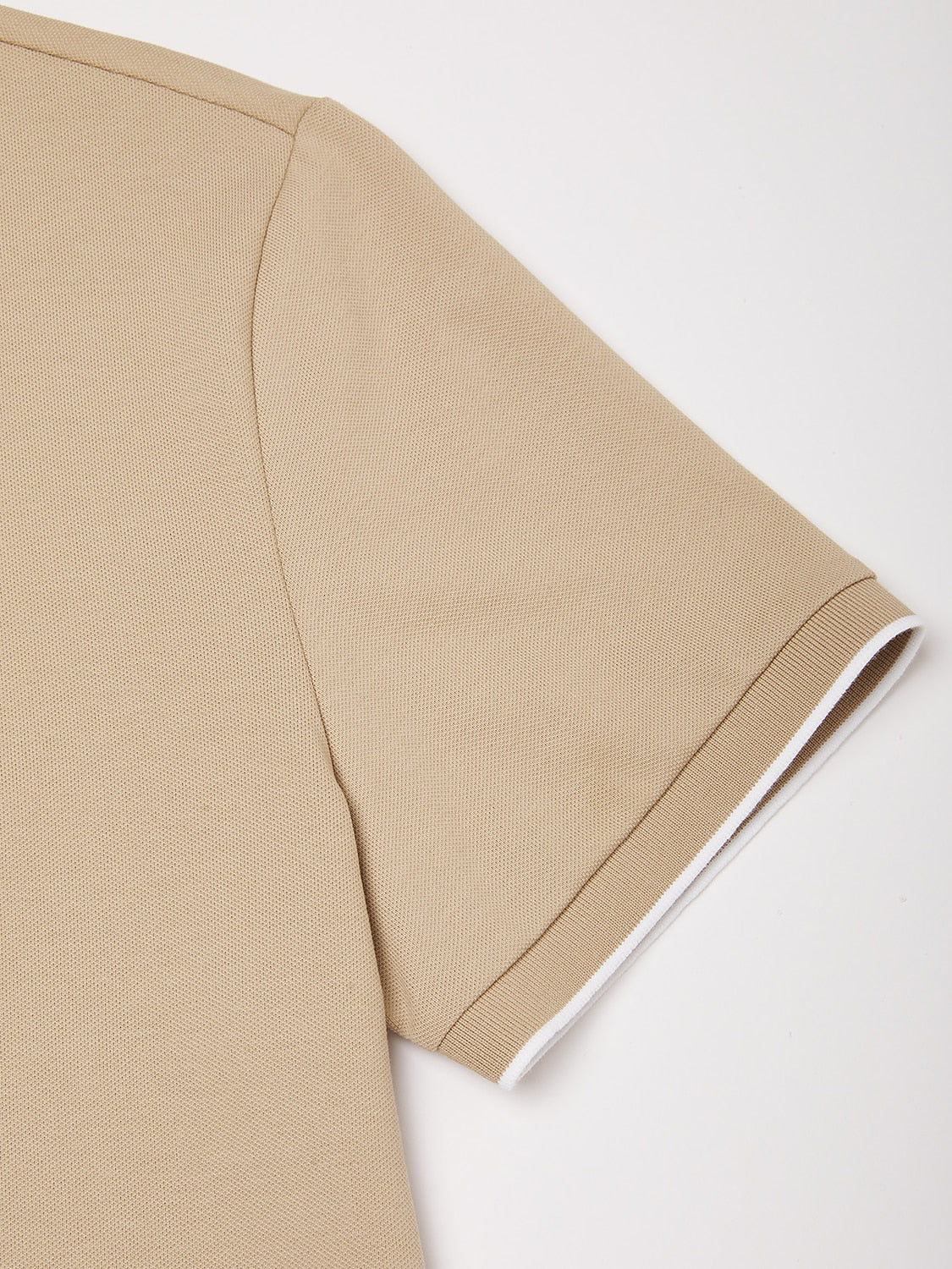 NaturalComfy Polo de Hombre de Manga Corta con Cuello Cuarto de Cremallera