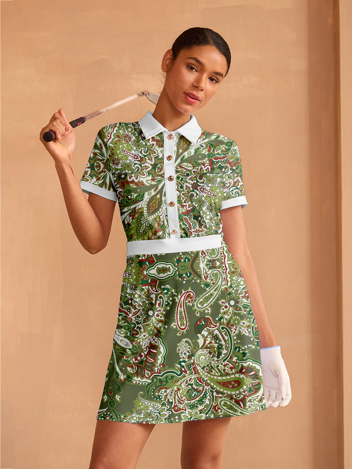 Pretty Feminine Short Sleeve A-Line 36.5 Inch Dress