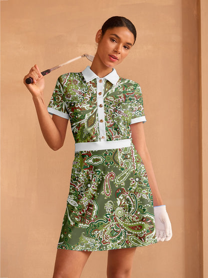 Pretty Feminine Short Sleeve A-Line 36.5 Inch Dress