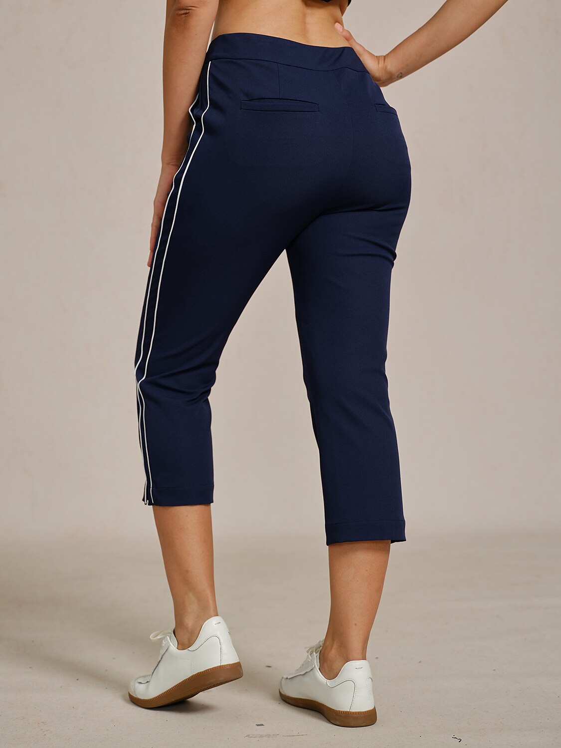 Pantalon capri EAGLE 56 cm performance extensible à finitions contrastées