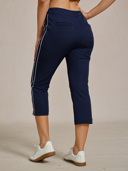 Pantalon capri EAGLE 56 cm performance extensible à finitions contrastées