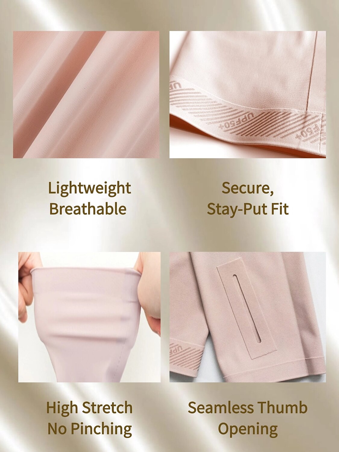 UltraSoft Silk Touch Arm Sleeves UPF50+