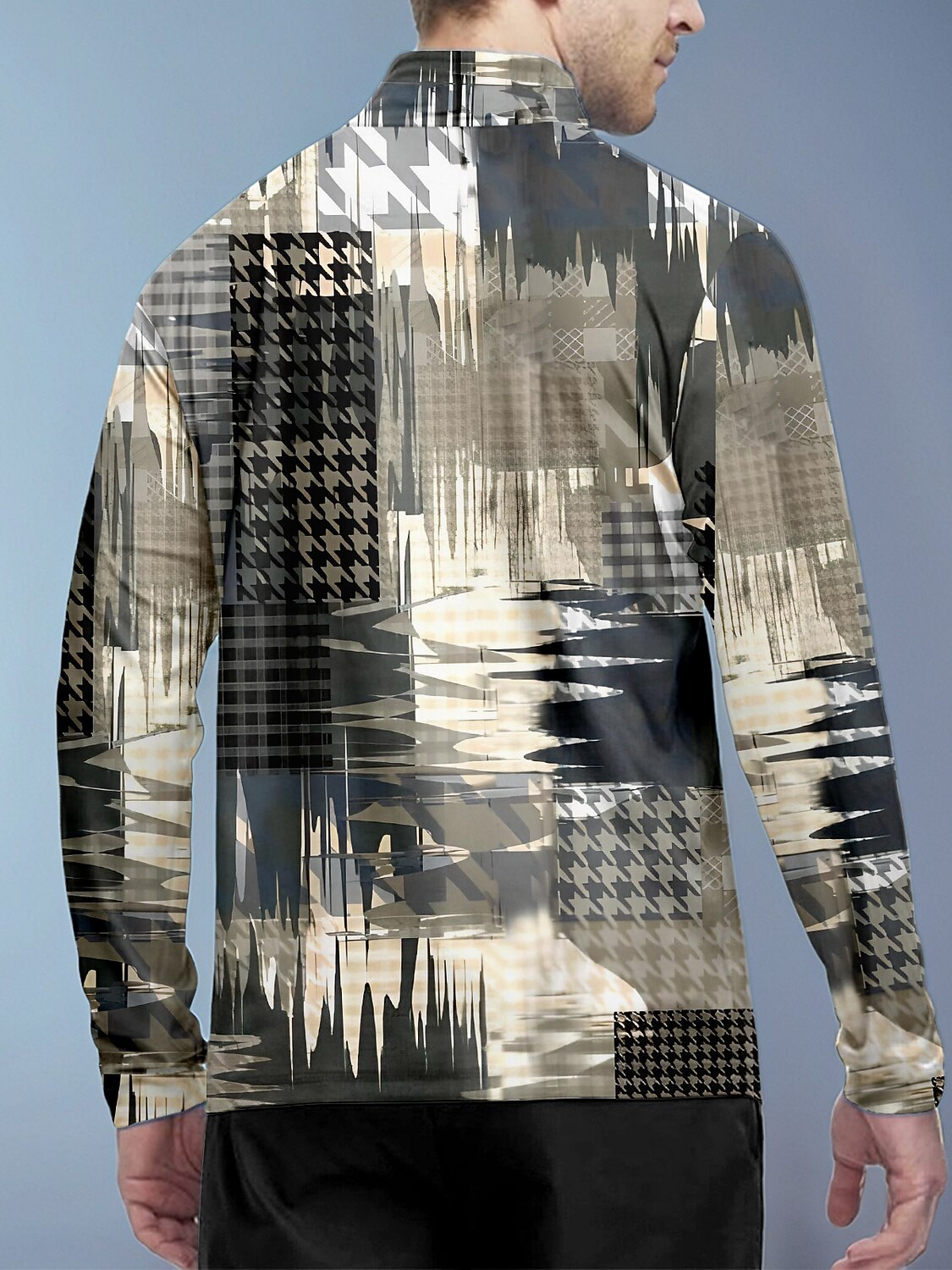 Not So Classic Polo da Golf Uomo con Mezza Cerniera UPF50+