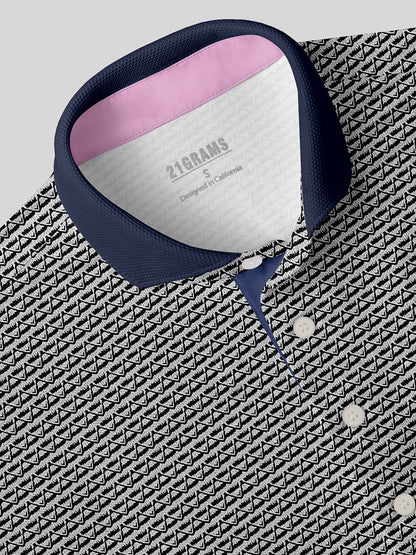 Polo uomo Not So Classic con colletto a costine e protezione UPF50+