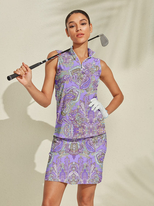 Pretty Feminine Golf Shirt Quarterzip UPF50+