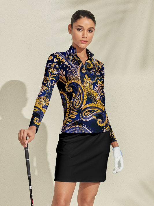 Pretty Femminile Golf Shirt Quarterzip UPF50+