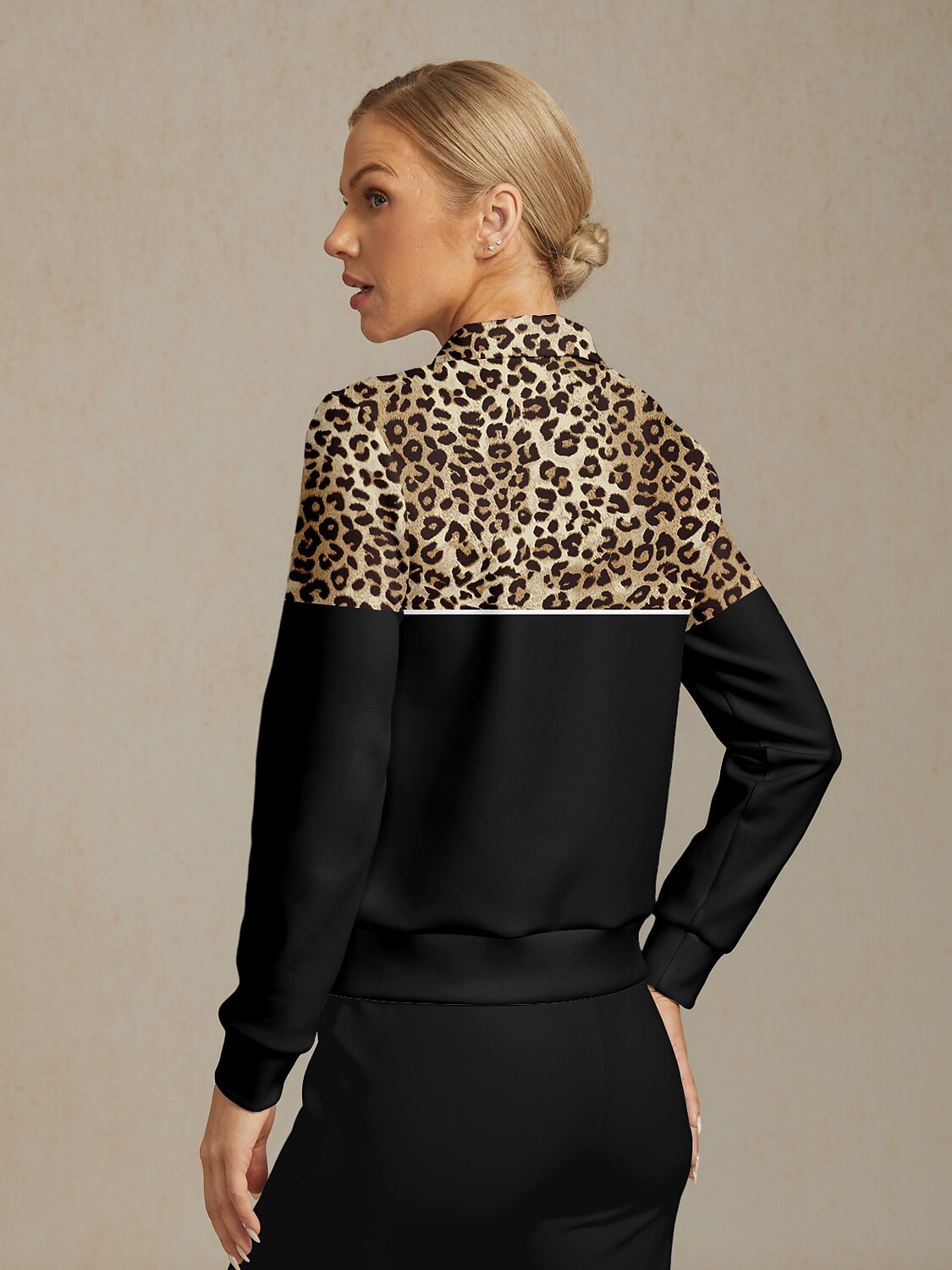 Sudadera de golf con estampado de fiesta de vida silvestre