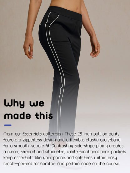 Eagle 28 Inch Performance Stretch Trimmed Ankle Pants