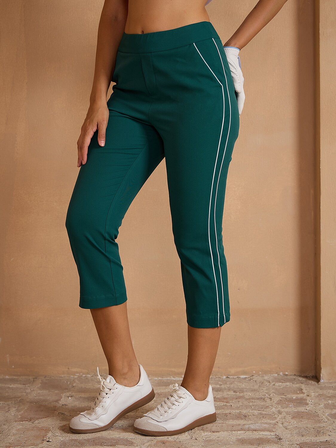 Pantalon capri EAGLE 56 cm performance extensible à finitions contrastées