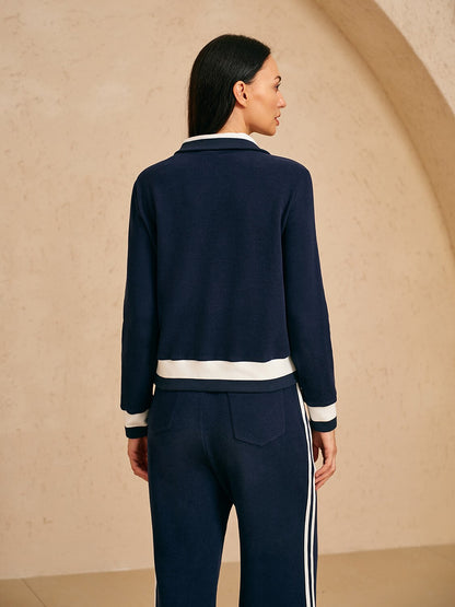 UltraSoft Velour Long Sleeve Full Zip Jacket