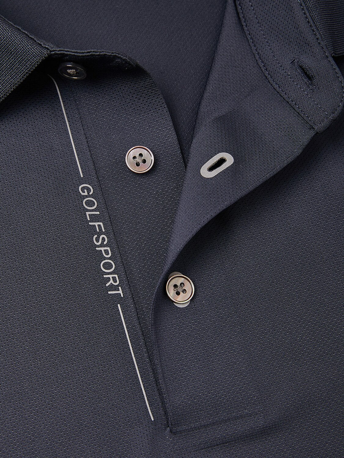 TechShed Polo de Hombre con Botones y Manga Corta