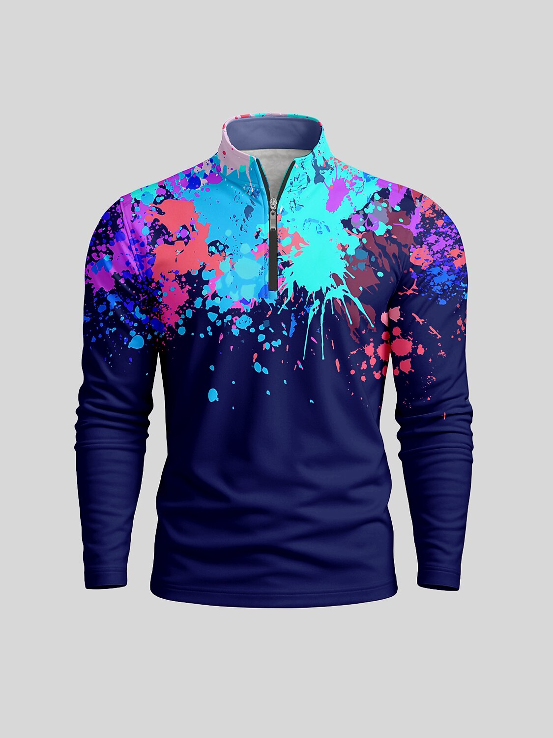 Inked Skins Men's Golf Shirt Quarterzip UPF50+
