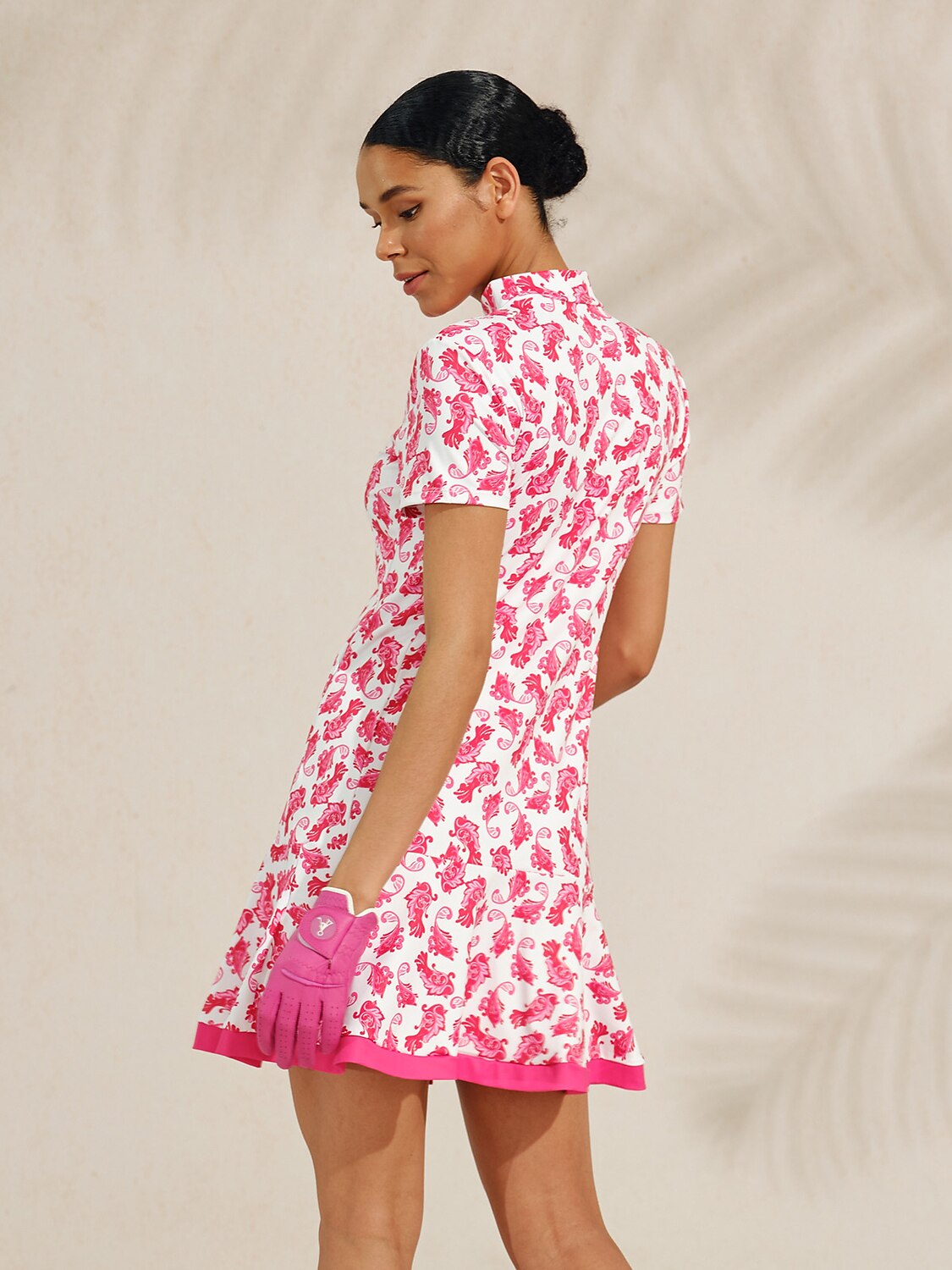 Pretty Feminine Ruffle 35.5 Inch Dress For Golf Pickleball & Tennis