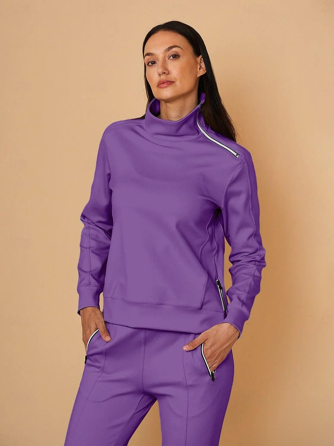 Mehr als nur ein einfaches Golf-Sweatshirt mit unregelmäßigem Kragen