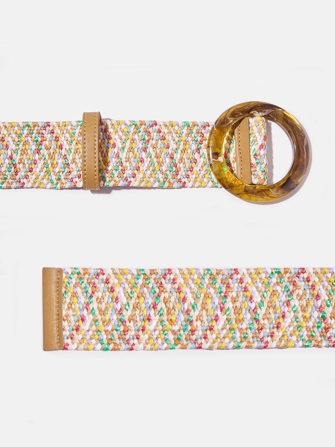 Cintura elastica intrecciata Sunlit Confetti
